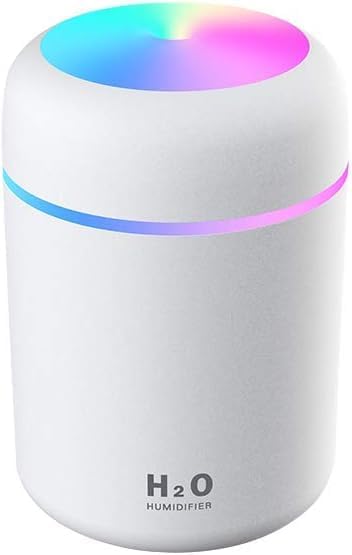 Umidificator Pro-ZET 300ml cu LED și Difuzor de Aromă – USB, Silențios și Elegant, Ideal pentru Acasă sau Birou