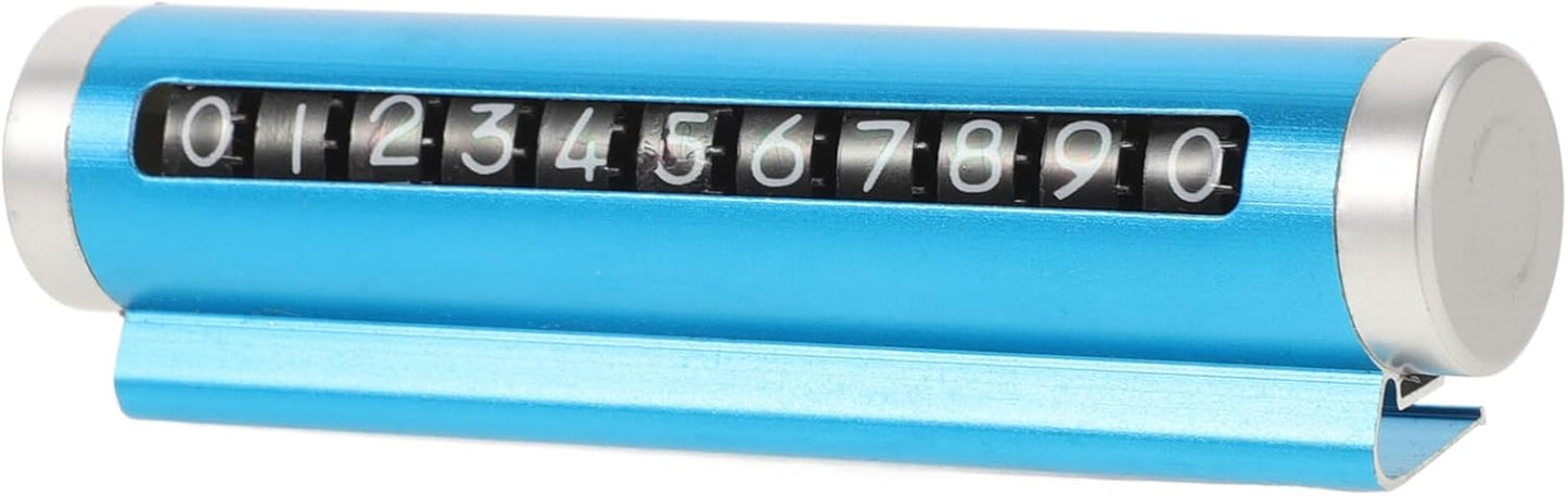 Suport Număr de Telefon ZET® pentru Mașină – Design Modern, Montare Rapidă, Vizibilitate Clară, Material Durabil