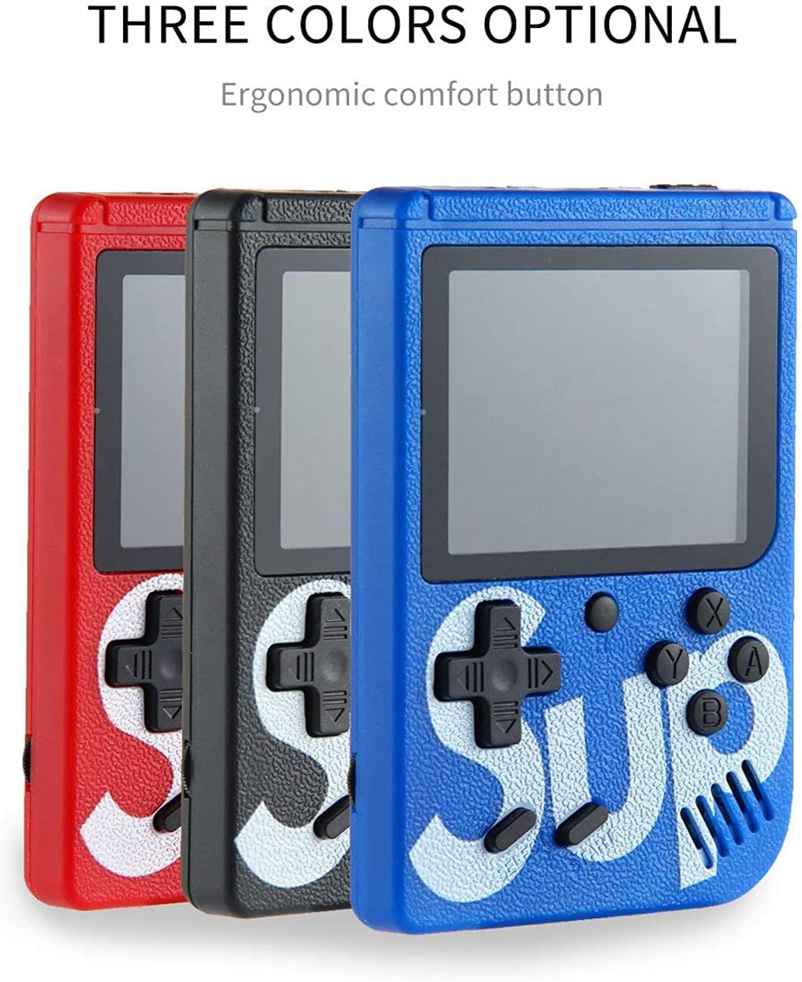 Mini Consolă Portabilă SUP 400 in 1 – 400 Jocuri Retro, Ecran 3”, TV Output