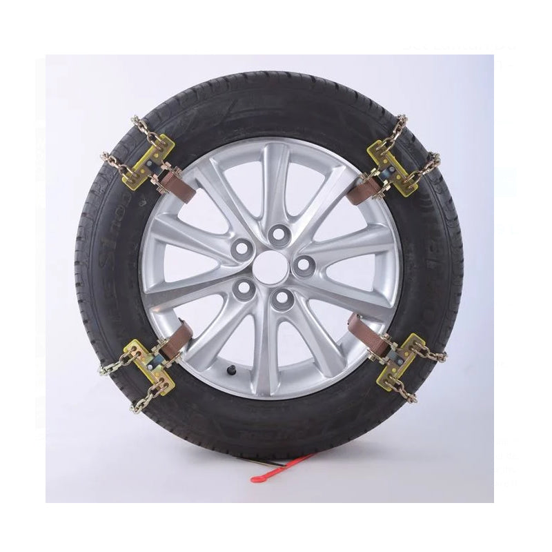 Set Lanțuri Duble pentru Anvelope – Aderență Maximă pe Zăpadă și Gheață, Montare Rapidă