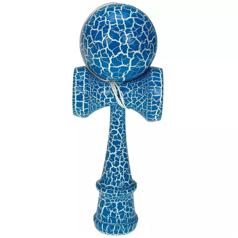 Kendama Crack Joc Interactiv 18cm din Lemn – Model Crăpătură, Culori Vibrante