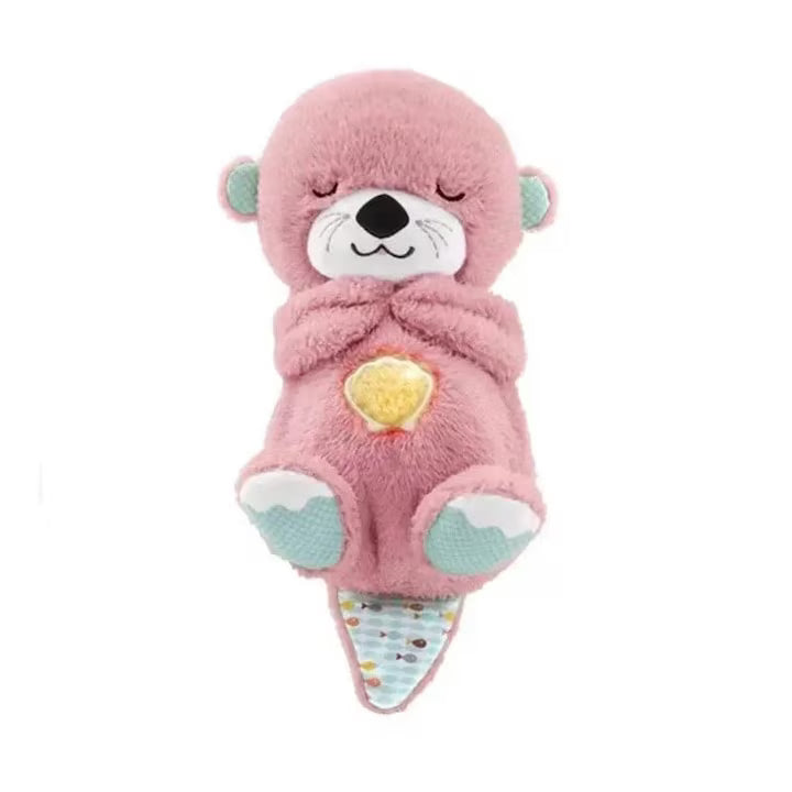 Jucărie Senzorială Calmanta De Pluș pentru Bebeluși - Lumini, Muzică & Respirație Ritmică 11 Moduri