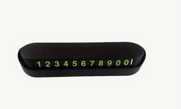 Suport Număr Telefon Auto – Accesoriu Practic pentru Vizibilitatea Contactului în Mașină
