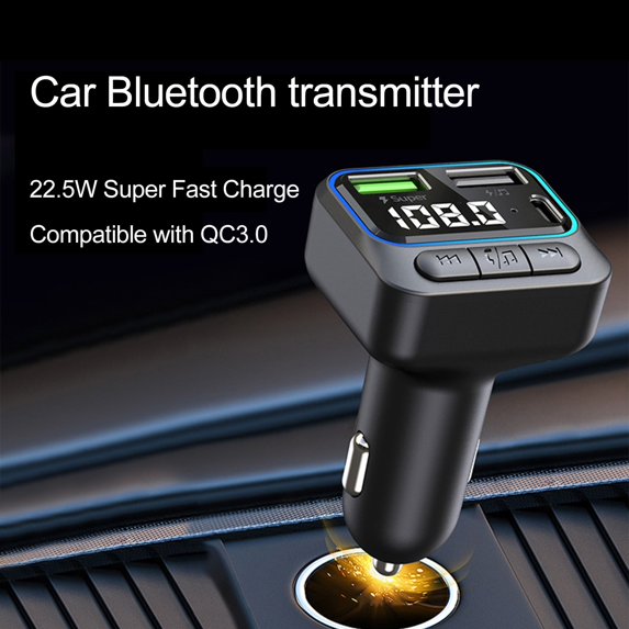 Modulator Auto ZET C36 – FM, Bluetooth și Încărcare Rapidă USB 3.1A, 40W