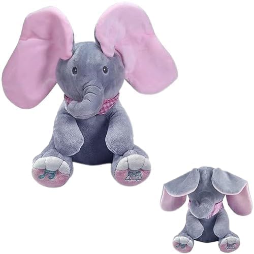 Jucărie Interactivă din Pluș Elefant – Cântă și Vorbește, Material Moale