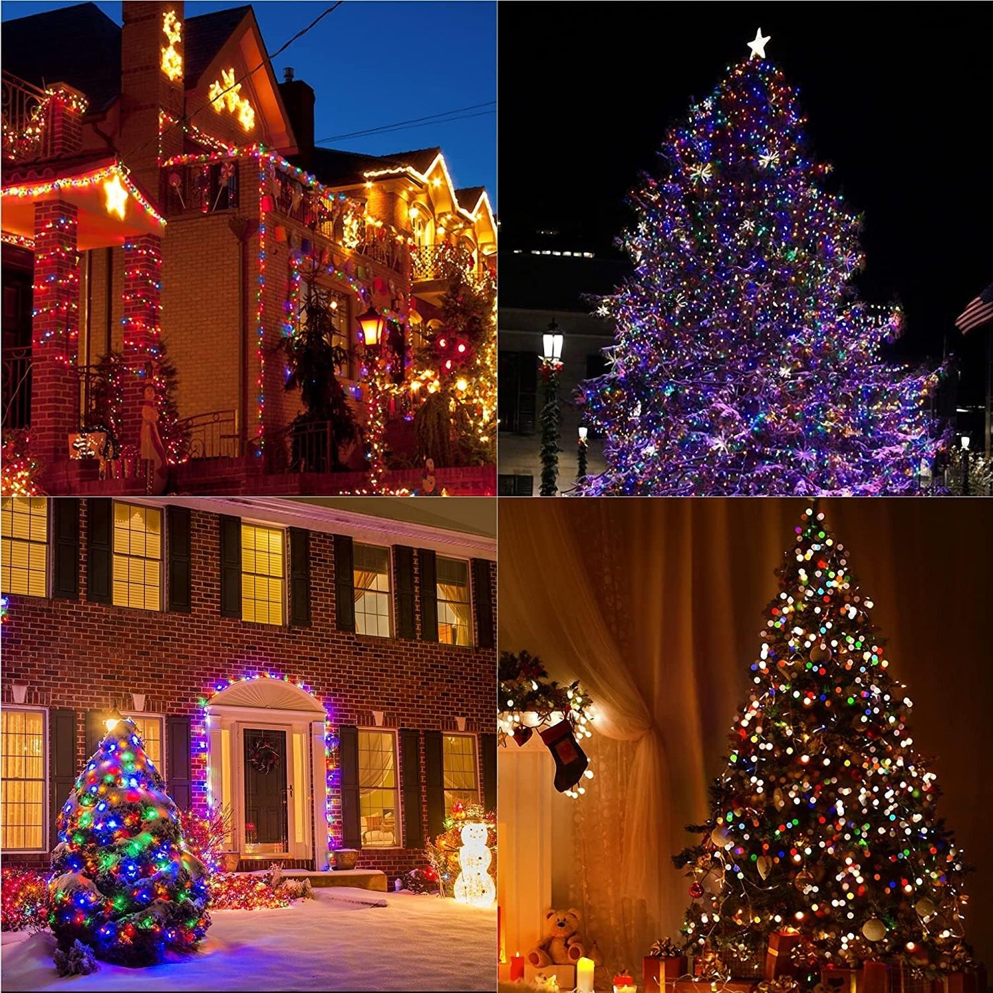 Instalație solară 20m Exterior, 150 Leduri cu panou solar, eco-friendly fără consum de energie