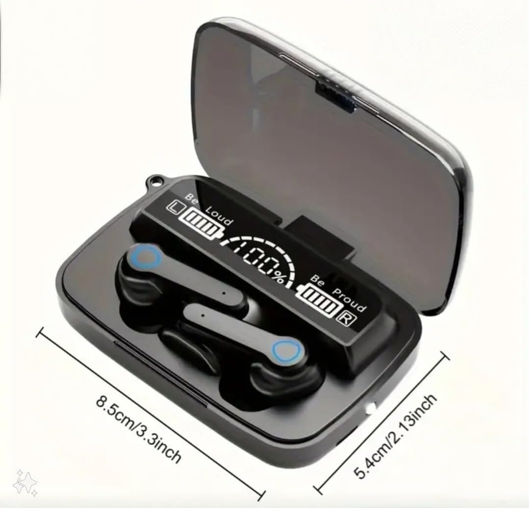 Căști Bluetooth Autonomie 4–5h, Display Nivel Încărcare, WaterProof , Carcasă 2000mAh, Noise Reduction