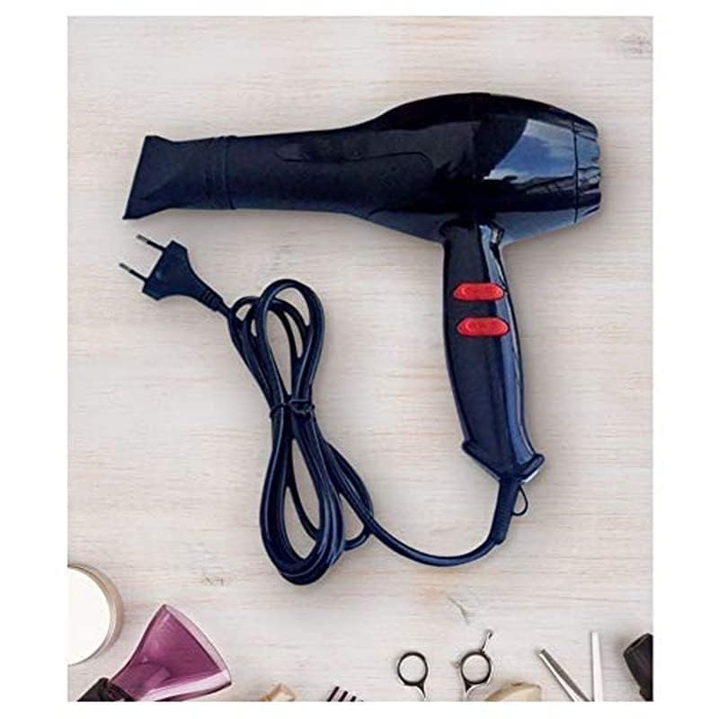 Uscător de Păr Profesional 1800W cu Ionizare, Putere Mare, 2 Viteze, 3 Trepte de Temperatură, Difuzor și Concentrator – Ideal pentru Acasă sau Salon