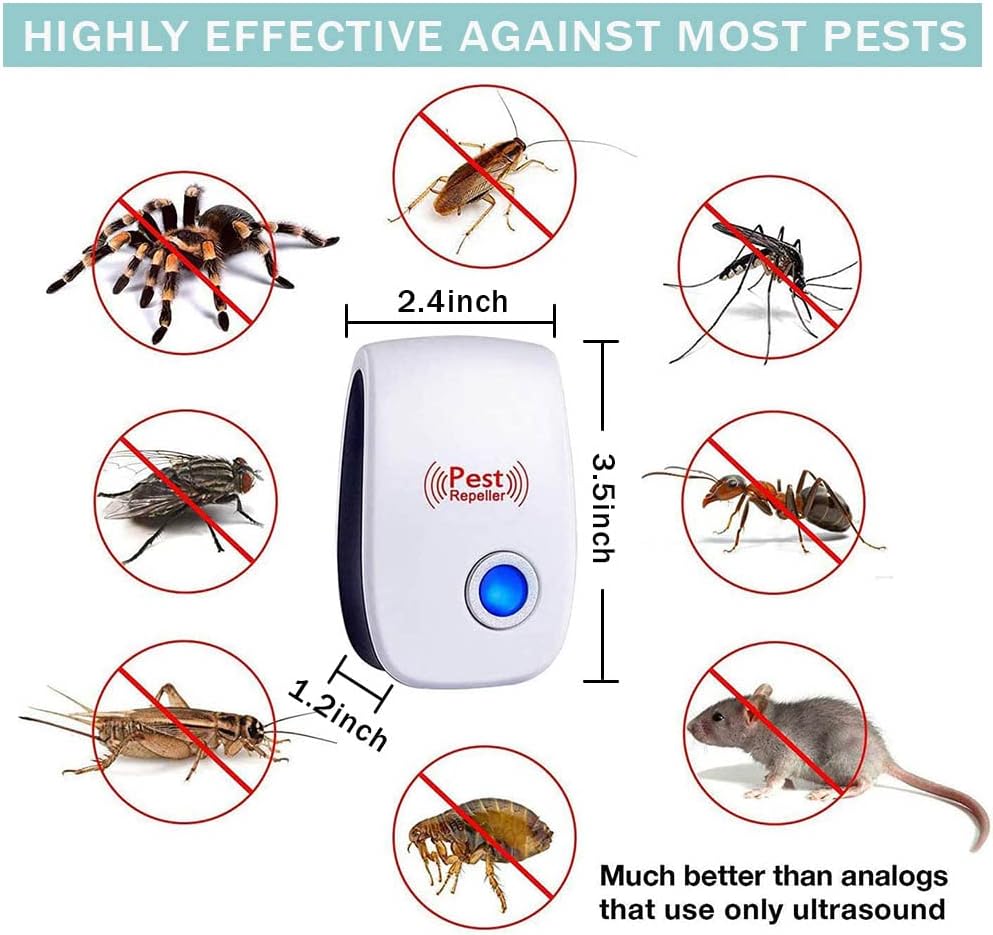 Aparat Ultrasonic Împotriva Dăunătorilor – Protecție Eficientă pentru Casă, Silențios și Ușor de Utilizat