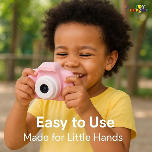 Aparat Foto-Video Digital pentru Copii, 6 Funcții, Jocuri Integrate, Ecran 5 cm, 3MP, Baterie 400mAh