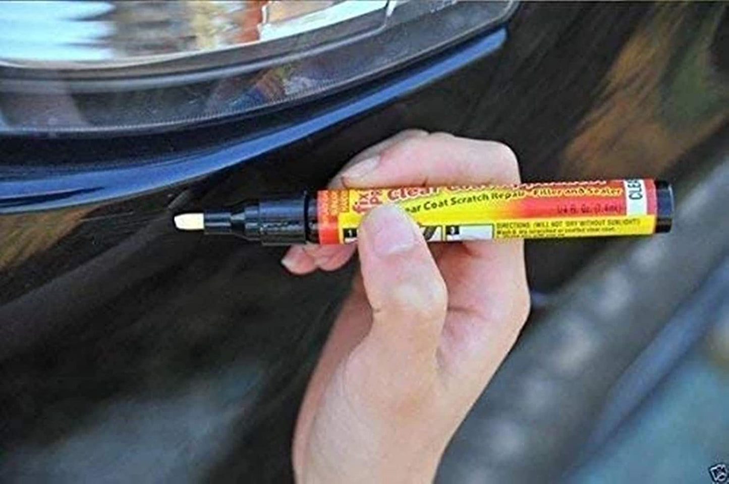 Marker Reparare Zgârieturi Auto – Stilou Corector Vopsea pentru Caroserie, Impermeabil, Anti-Rugină, Amestecare Automată