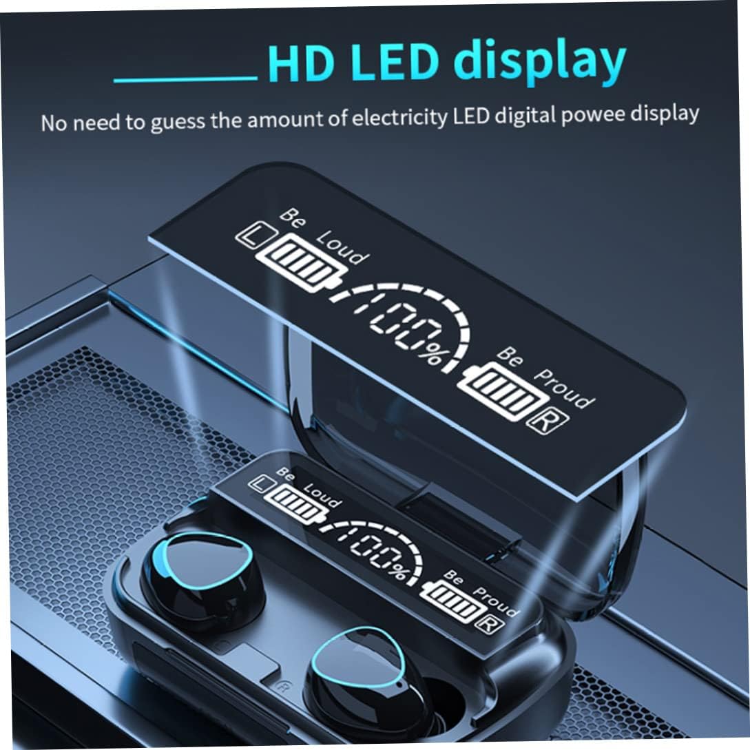 Căști Wireless Bass Puternic ZET Bluetooth 5.0, Control Tactil, Rezistență la Apă IPX4, Autonomie Extinsă, Cutie de Încărcare Portabilă, Compatibile iOS &amp; Android