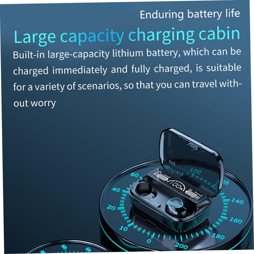 Căști Wireless Bass Puternic ZET Bluetooth 5.0, Control Tactil, Rezistență la Apă IPX4, Autonomie Extinsă, Cutie de Încărcare Portabilă, Compatibile iOS &amp; Android