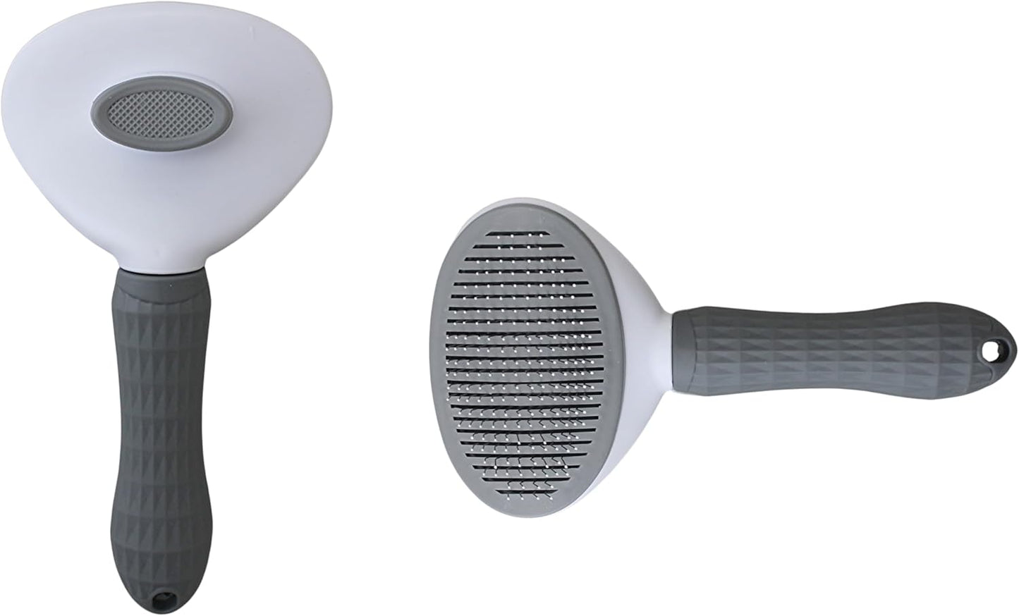 Perie profesională pentru câini cu mecanism de curățare – 19 cm