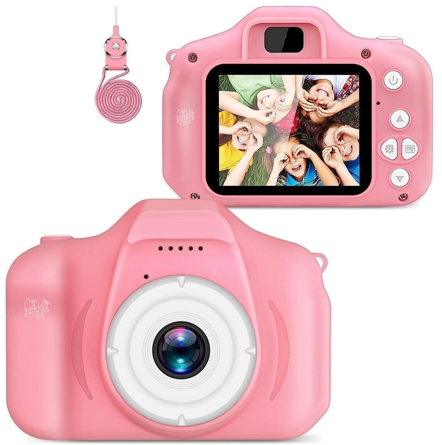 Aparat Foto-Video Digital pentru Copii, 6 Funcții, Jocuri Integrate, Ecran 5 cm, 3MP, Baterie 400mAh