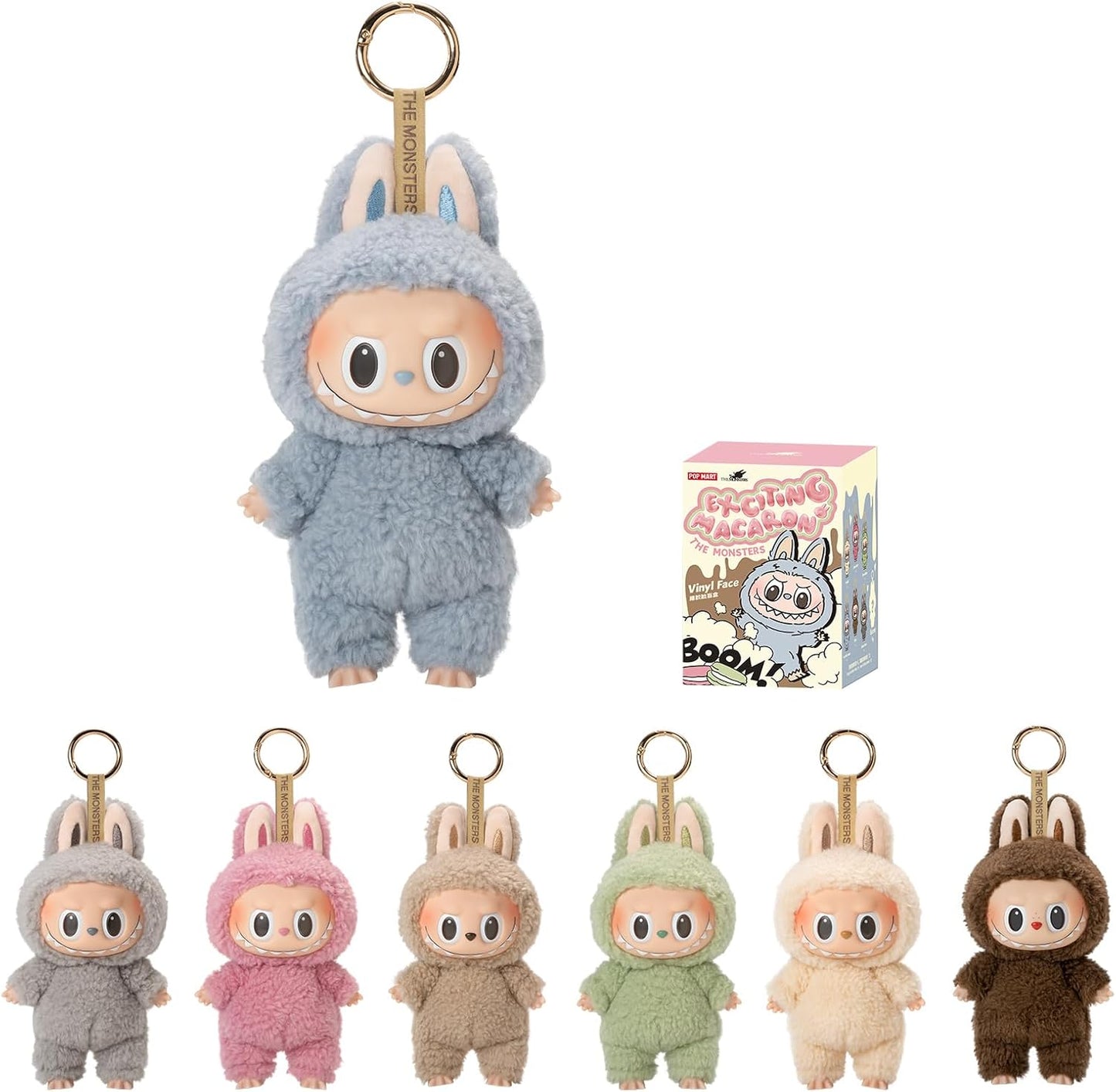 Labubu Jucărie de Pluș Exciting Macaron – Blind Box Mystery Figurina Moale și Adorabilă