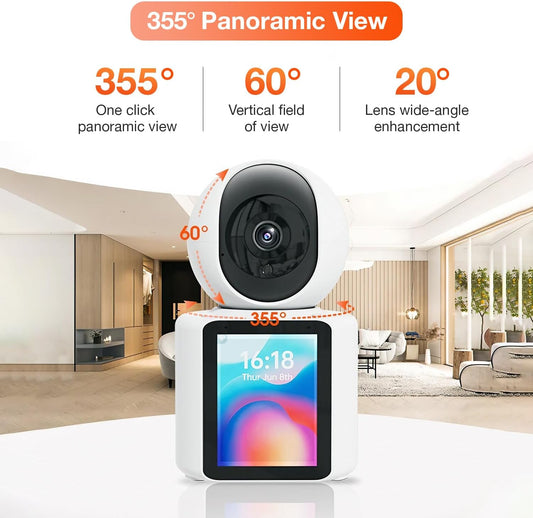 Camera Video ZET® cu Comunicare Bidirecţională HD 1080p (3 MP) – Supraveghere pentru casă sau copil