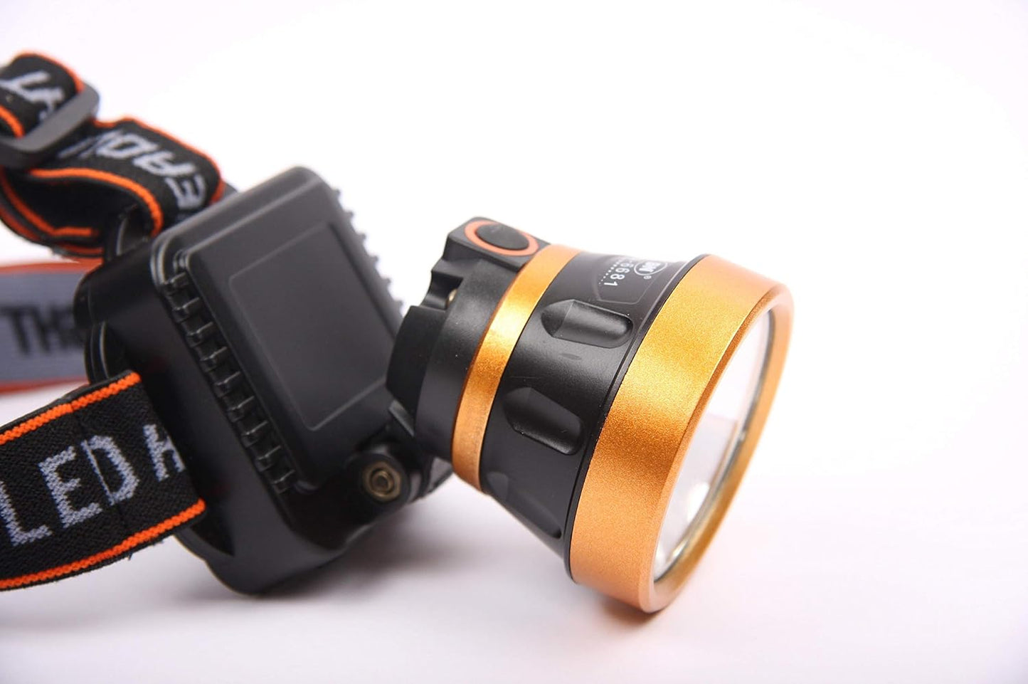 Lanternă de Cap ZET®, LED Puternic, Reîncărcabilă prin USB, Rezistentă la Apă, Benzi Reglabile