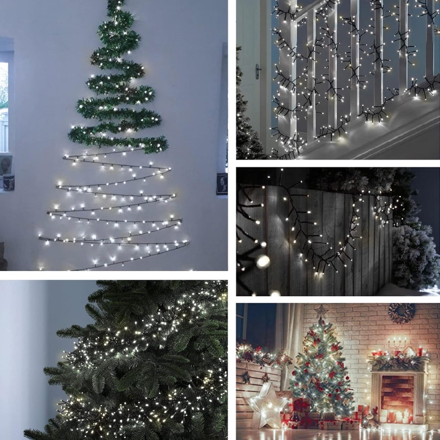 Instalație 140 LED – 9m Interior-Exterior, Crăciun și Evenimente Conectare Priza