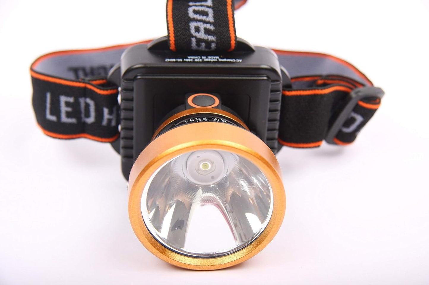 Lanternă de Cap ZET®, LED Puternic, Reîncărcabilă prin USB, Rezistentă la Apă, Benzi Reglabile
