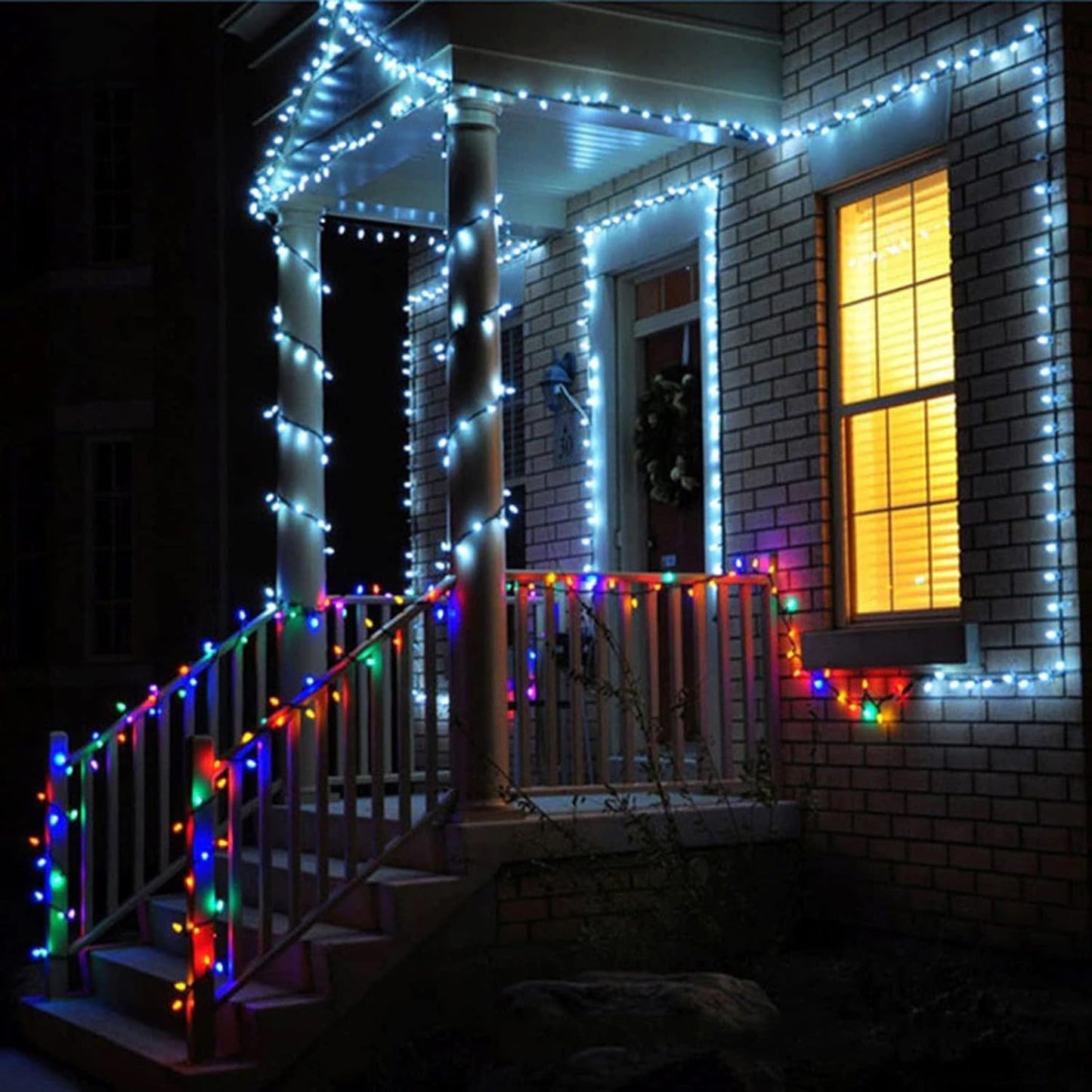 Instalație 140 LED – 9m Interior-Exterior, Crăciun și Evenimente Conectare Priza