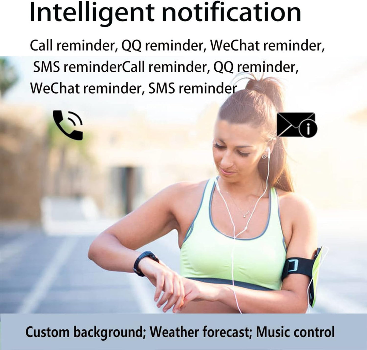 Brățară Inteligentă Smart Band – Monitorizare Ritm Cardiac, Oxigen în Sânge, Somn și Activitate Sportivă, Impermeabilă