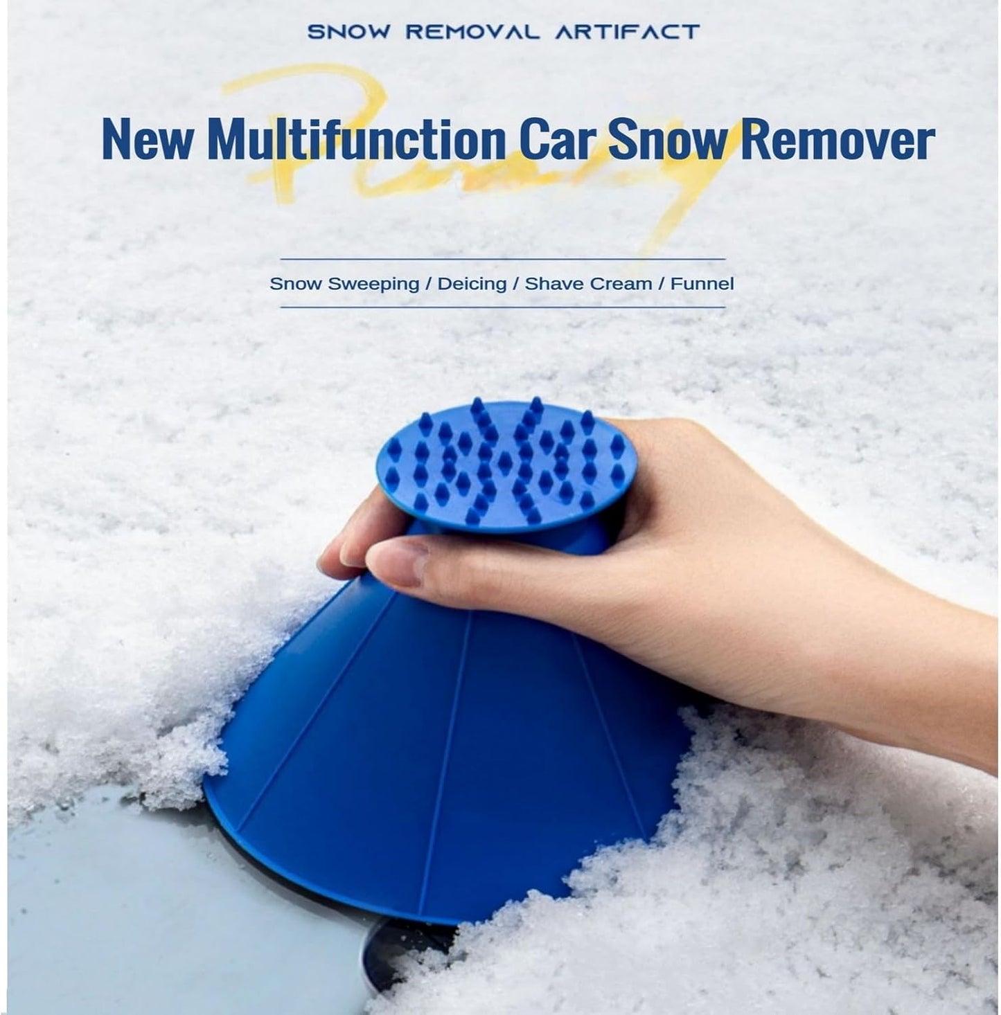 Pâlnie pentru Parbrizol / Racletă pentru Gheață Auto