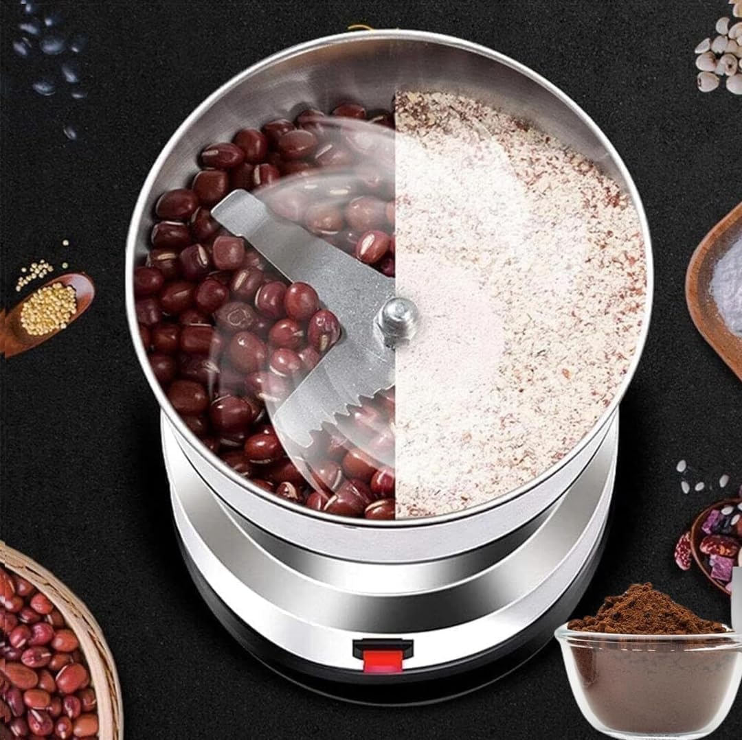 Râșniță Electrică 150W, Oțel Inoxidabil, Pentru Cafea, Condimente, Nuci