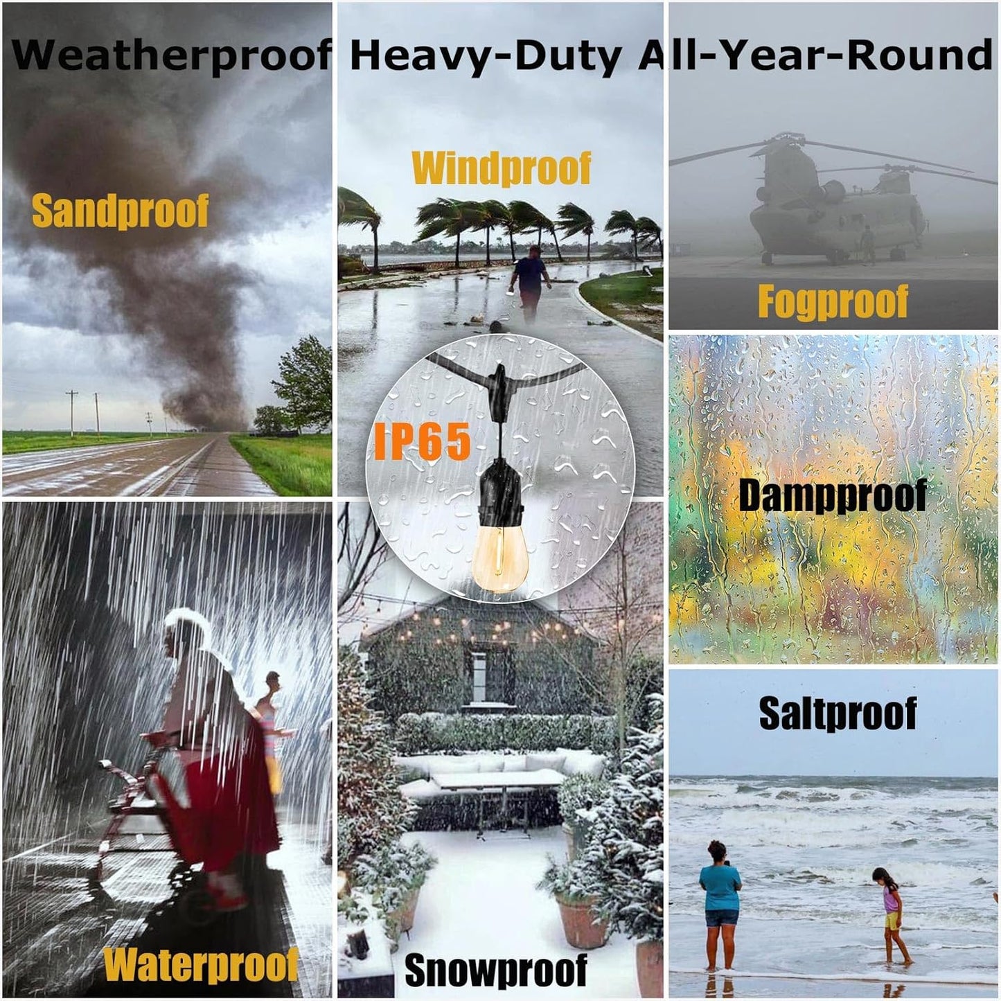 Ghirlandă Luminoasă LED 10m cu 20 BecurI – Lumină Caldă, Rezistentă la Apă IP44, Conectare priza, Ideală pentru Terasă, Grădină sau Camping