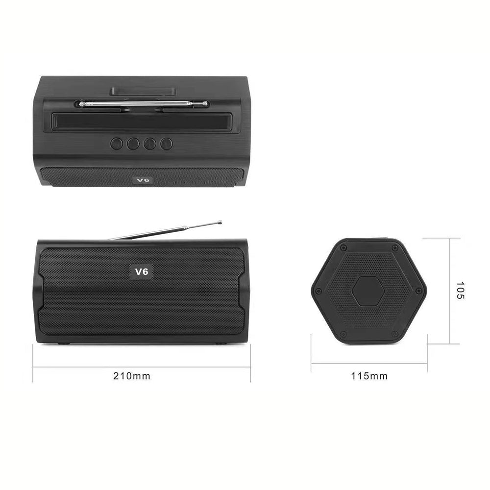 Radio ZET® FM Portabil – MP3 Player USB, Baterie 1200 mAh, Design Compact, Sunet Clar, Negru