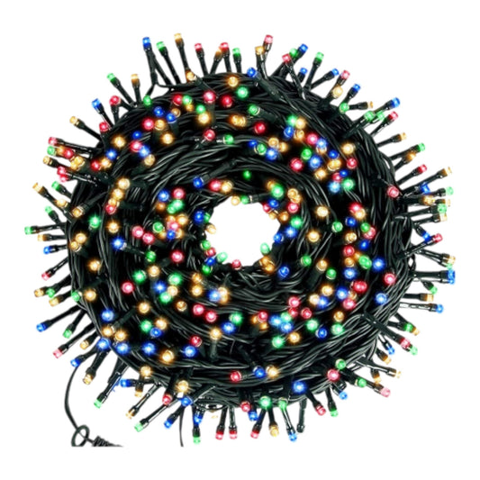 Instalație LED 340LED 20m Interior-Exterior Multicoloră alimentare priză