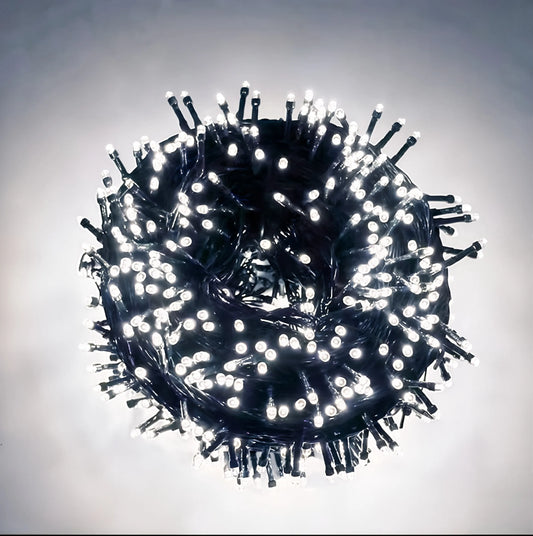 Instalație 140 LED – 9m Interior-Exterior, Crăciun și Evenimente Conectare Priza