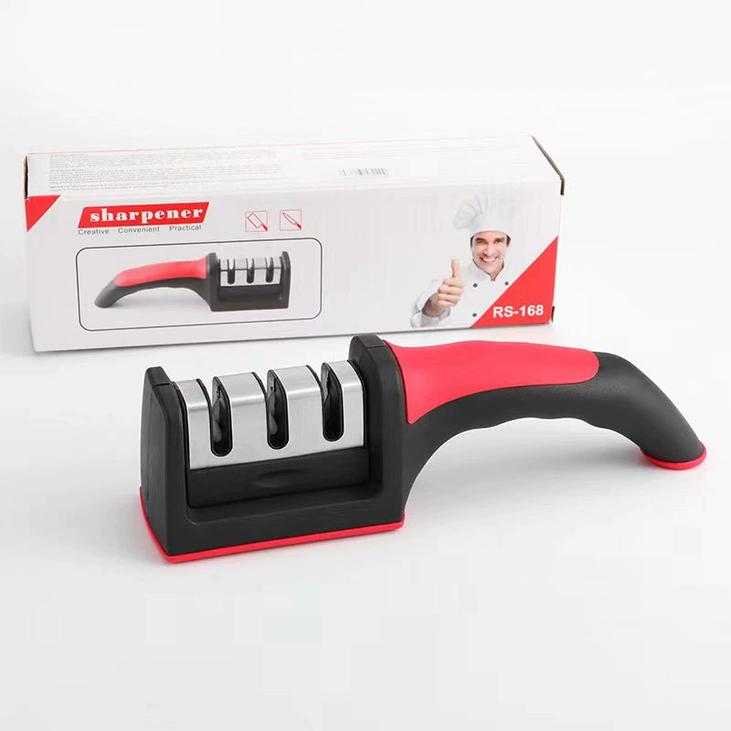 Ascuțitor Cuțite Profesional 3 Moduri – Ergonomic, Sigur, Ultra Eficient
