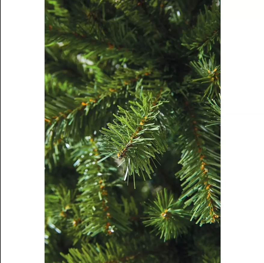 Brad Artificial de Crăciun cu Suport Metalic – 340 Ramuri, Verde Clasic, Aspect Natural și Montaj Rapid