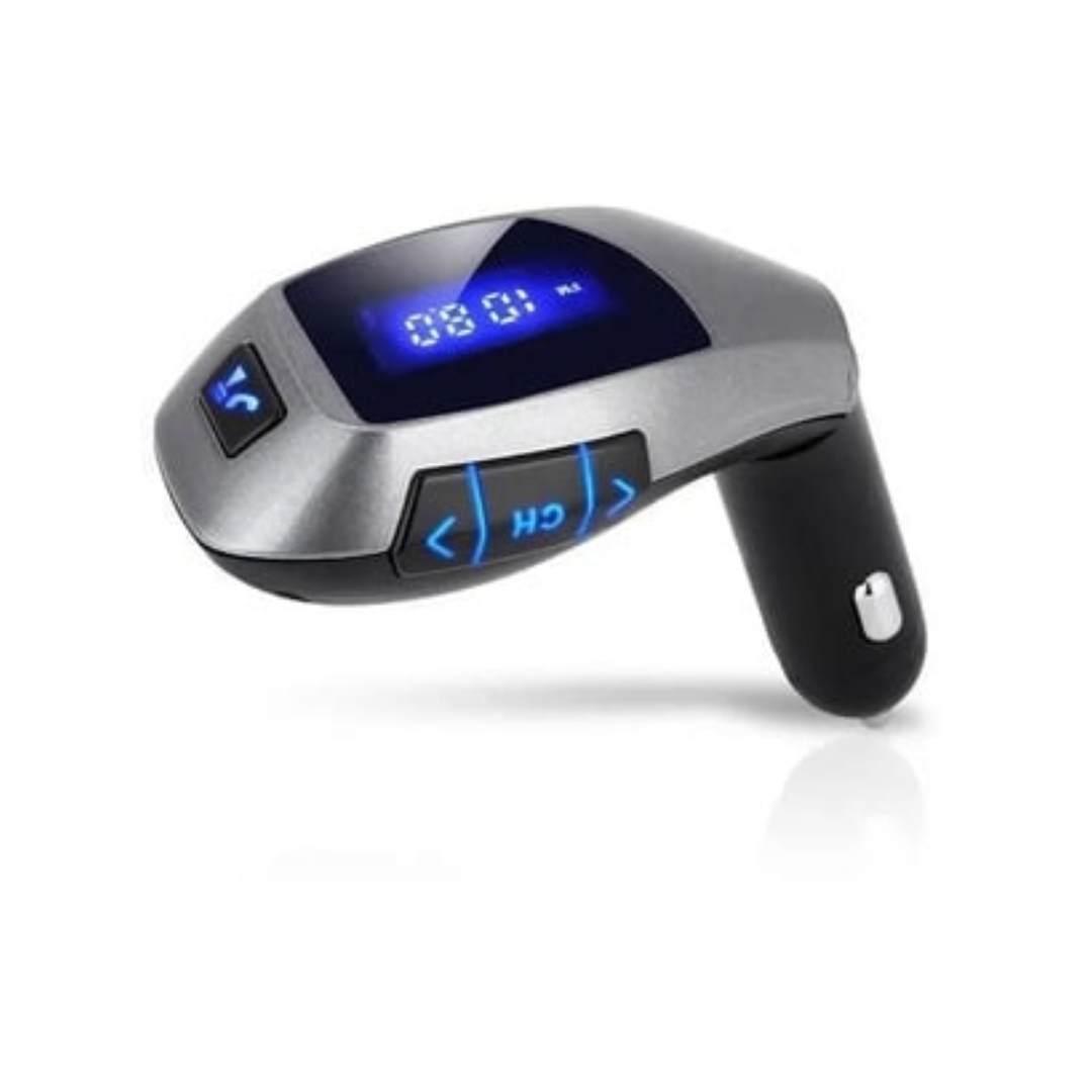 Modulator FM Auto ZET®– Bluetooth, USB, microSD, Hands-Free, Încărcare Rapidă, Ecran LED, Compatibil 12V