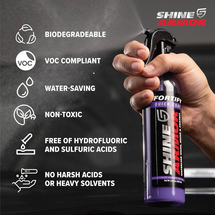 Ceară Auto Lichidă 236 ml cu Lavetă Microfibră – Protecție avansată pentru vopsea, luciu intens și efect hidrofob de durată