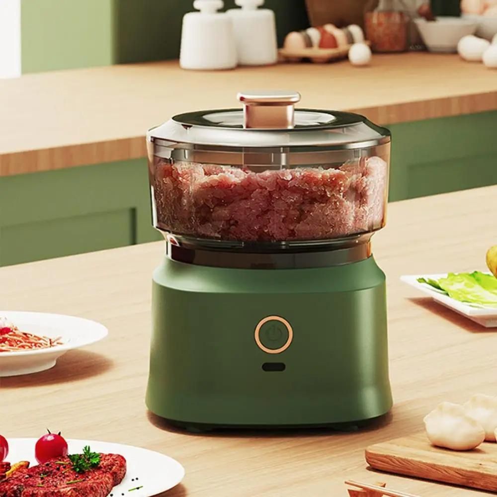 Mașină de Tocat Carne Electrică Multifuncțională, Mini Robot de Bucătărie cu Lamă Ascuțită