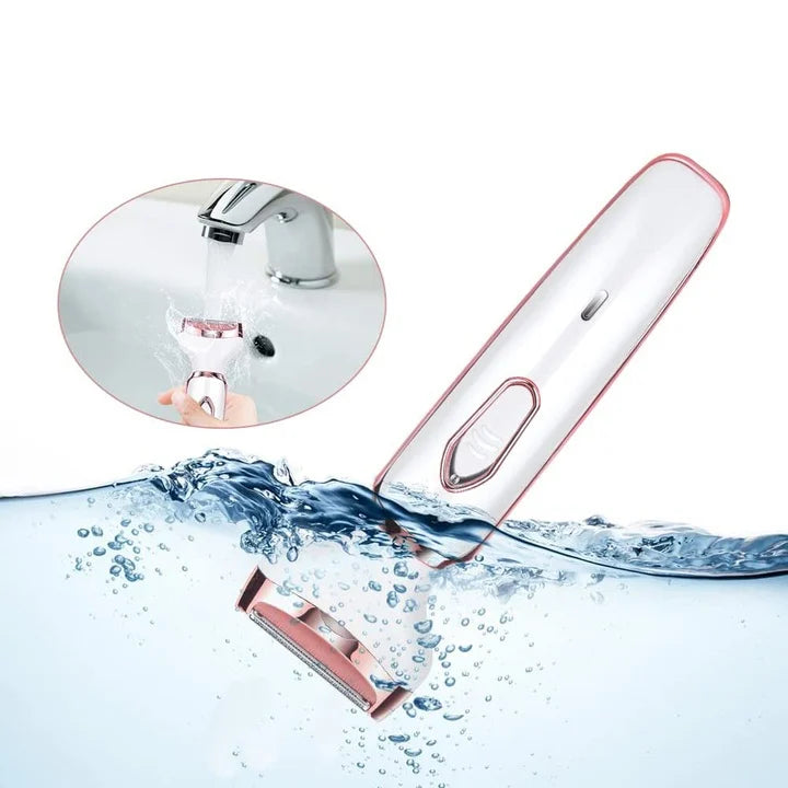 Epilator 4 în 1 Multifuncțional USB – Aparat de ras și trimmer pentru corp, față, sprâncene și nas, wet & dry, precis și delicat
