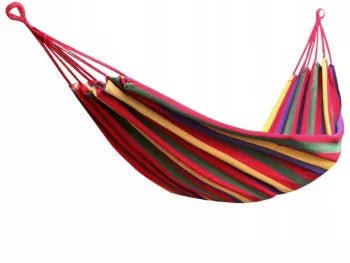 Hamac Multicolor pentru 1 Persoană 80×200 cm – Confortabil, Rezistent, Suportă până la 120 kg
