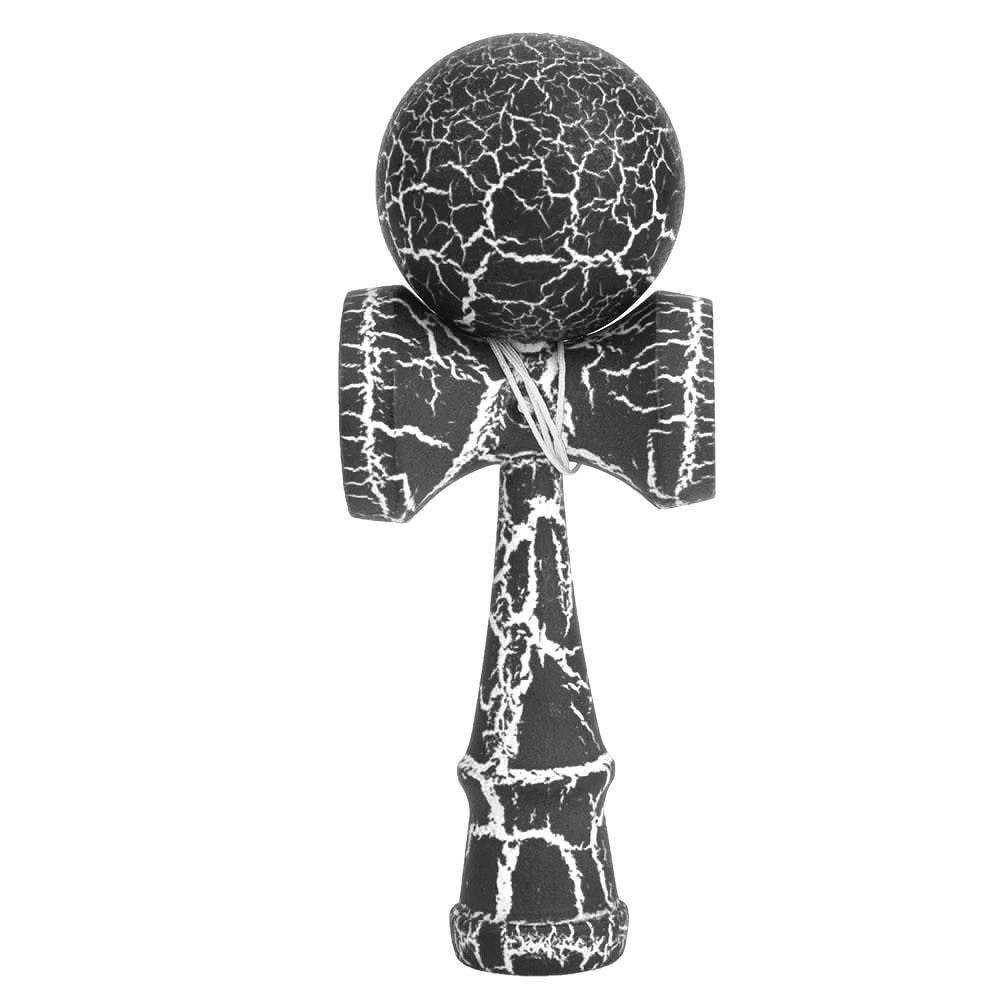 Kendama Crack Joc Interactiv 18cm din Lemn – Model Crăpătură, Culori Vibrante
