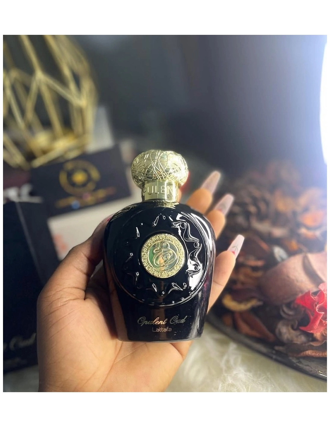 Lattafa Opulent Oud Eau de Parfum 100 ml – Parfum Oriental, Note de Oud și Mirodenii