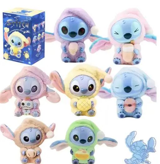 Breloc Jucărie Stitch Tip Labubu – Cutie Misterioasă, 15 cm, Ediție Surpriză