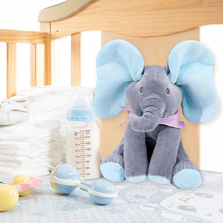Jucărie Interactivă din Pluș Elefant – Cântă și Vorbește, Material Moale
