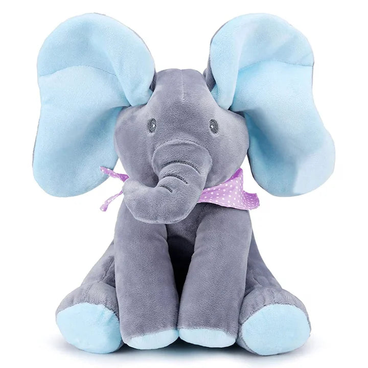 Jucărie Interactivă din Pluș Elefant – Cântă și Vorbește, Material Moale