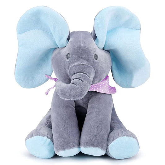 Jucărie Interactivă din Pluș Elefant – Cântă și Vorbește, Material Moale