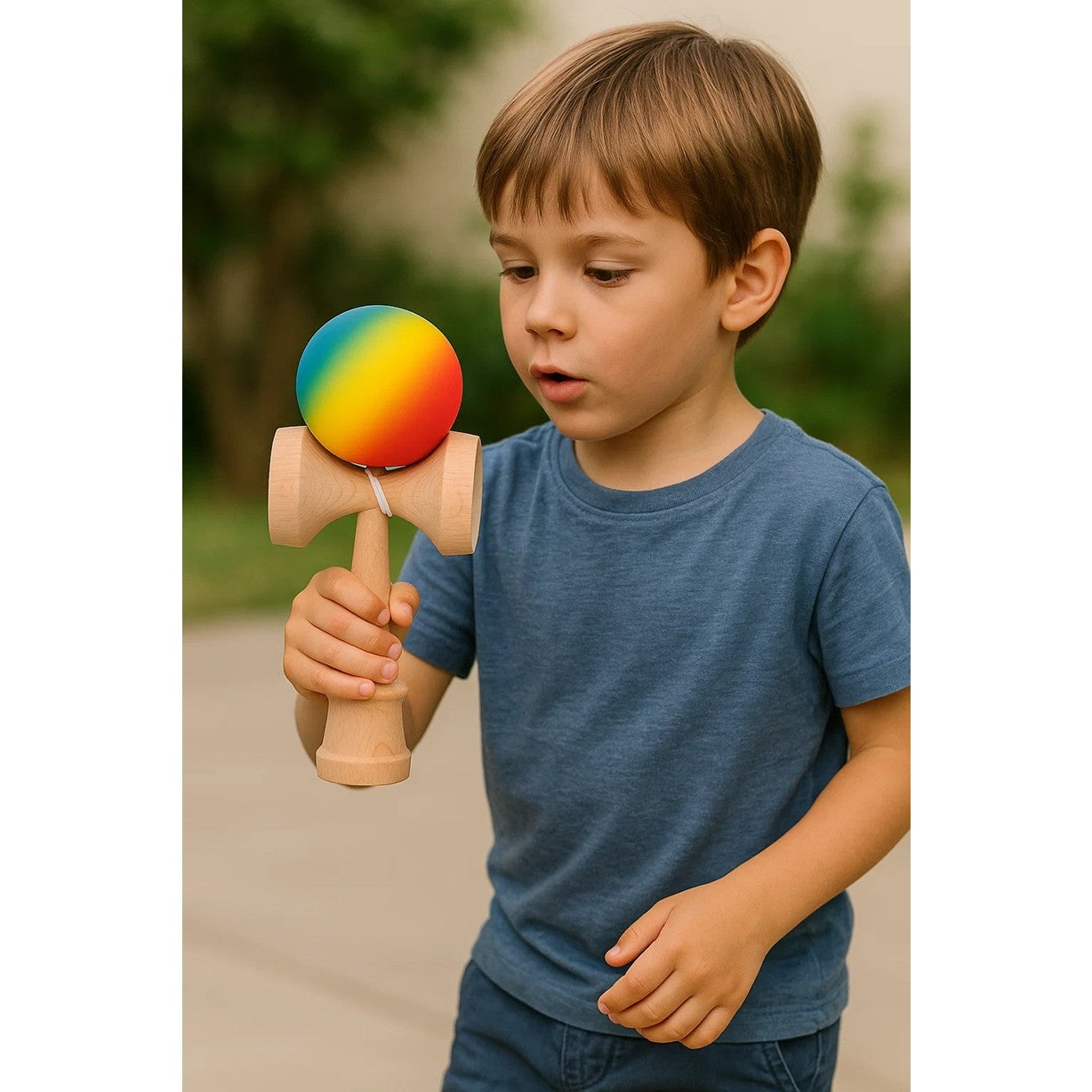 Kendama din Lemn 18cm – Provocare, Distracție și Stil Culore Unica