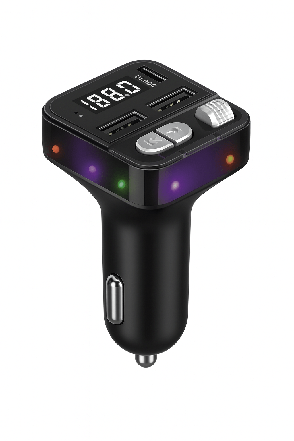 Modulator Auto FM C59 – 3 în 1: Bluetooth, Hands-Free și Încărcare Rapidă Dual USB