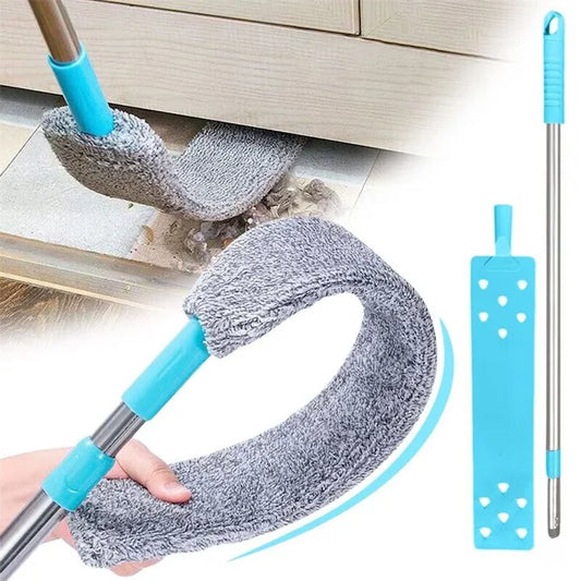 Mop Flexibil Multifuncțional cu Mâner Telescopic 106–150 cm – Lavetă microfibră, cap rotativ, curățare eficientă fără efort