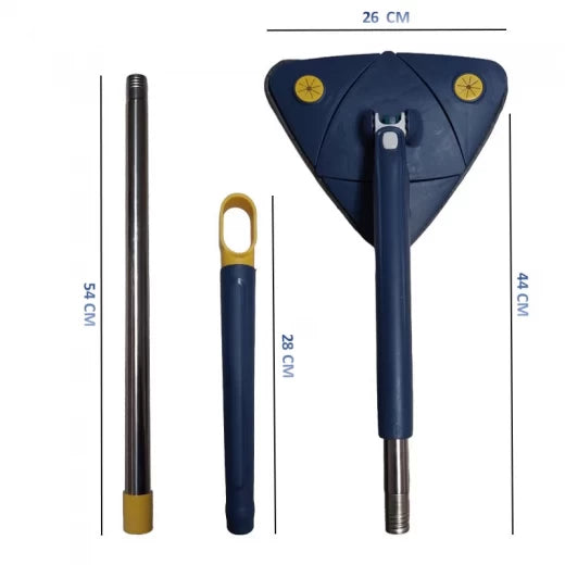 Mop Triunghiular Mâner Telescopic – Microfibră Inclusa Ultra-Absorbantă