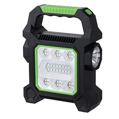 Lampă Camping Solară Reîncărcabilă ZET58 cu 40 LED-uri, Lanternă Laterală, Încărcare Solară & USB, Baterie 2400mAh –  Camping Drumeții Gospodărie